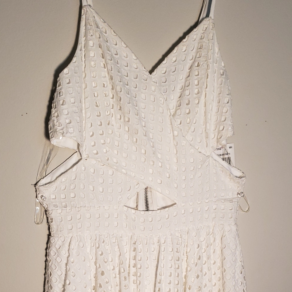 100%cotton White/cream dress by GB size small